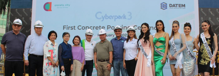 Datkem Building DATEM HOLDS FIRST CONCRETE POURING CEREMONY FOR CYBERPARK TOWER 3 ...